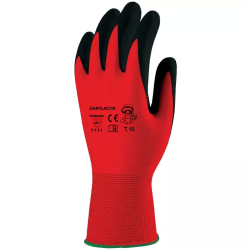 STALCO 9-es mrtott poliszter keszty piros