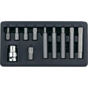  STELS Csavarbehajt bit kszlet SPLINE  1 1/2   10mm  11 db-os