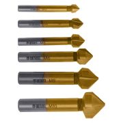  DENZEL Kpsllyeszt 6,3 -  20,5mm 6db-os kszlet, HSS  fa tokban