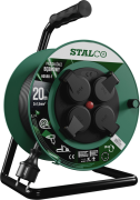  STALCO Kbeldobos hosszabbt 20m, kltri IP44, 16A, 3680W, H05RR-F, 3x1,5mm,
