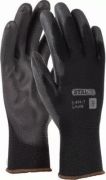  STALCO 11-es mrtott poliszter keszty fekete