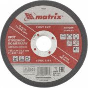  MATRIX Vgkorong fmhez 125x1,0x22,23 mm 10 db/csomag