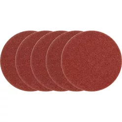 VOREL Tépőzáras fíbertárcsa 125 mm / P60 (5 db)