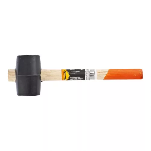 SPARTA 225g gumikalapács fekete fa nyél