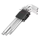 MTX imbuszkulcs szett 1.5–10 mm,CrV, 9 db golyós