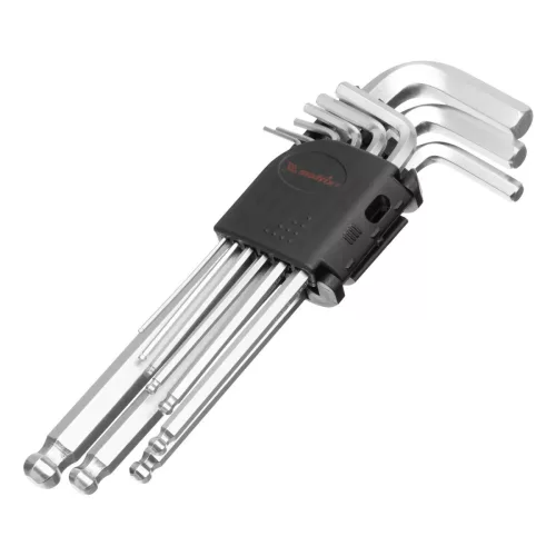 MTX imbuszkulcs szett 1.5–10 mm,CrV, 9 db golyós