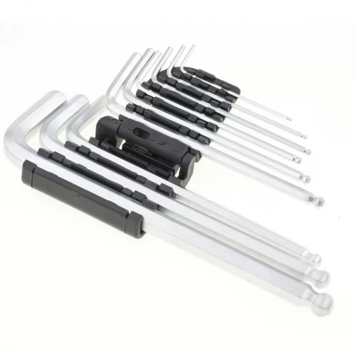 MTX imbuszkulcs szett 1.5–10 mm,CrV, 9 db golyós