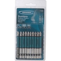 GROSS PH2x70mm 10db professional bitkészlet