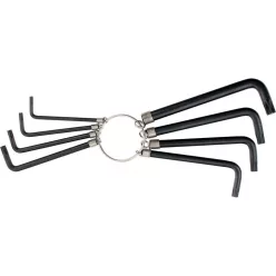 SPARTA TORX imbuszkulcs szett 1,5-10mm, CrV, 9 db oxidált