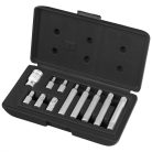 STELS 42 részes 3/8" CrV bitkészlet HEX–TORX–SPLINE