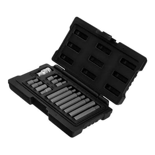 STELS HEX- 1/2 15db CrV csavarbehajtó bit készlet kofferben