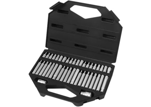 STELS 3/8 42db CrV csavarbehajtó bit készlet vegyes HEX-TORX-SPLINE kofferben
