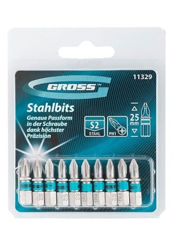 GROSS PH1x25mm 10db professional bitkészlet