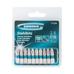 GROSS PH2x25mm 10db professional bitkészlet