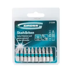 GROSS PZ1x25mm 10db professional bitkészlet