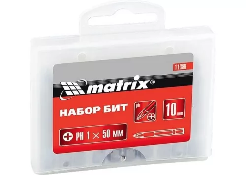 MTX PZ1x50mm, 10db bitfejkészlet 45X műanyag tokban