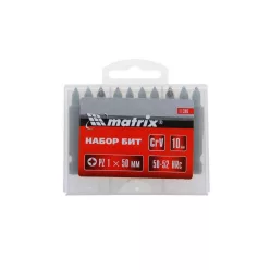 MTX PZ2x50mm, 10db bitfejkészlet 45X acél tokban