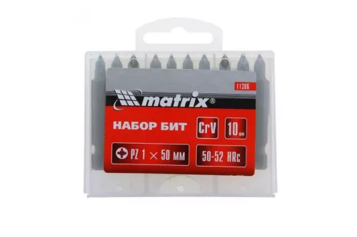 MTX PZ2x50mm, 10db bitfejkészlet 45X acél tokban