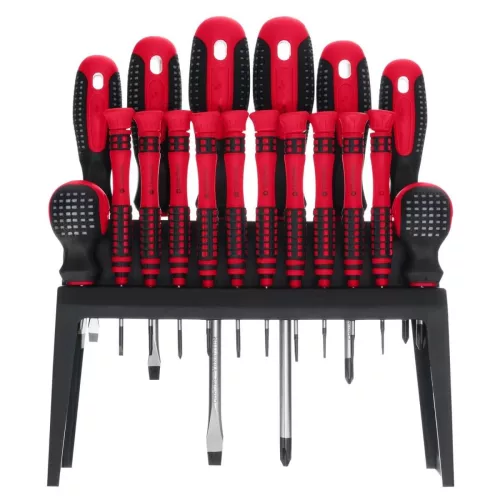 MTX Fusion" csavarhúzó készlet 18db-os polcos tartón