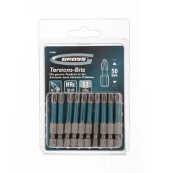 GROSS PZ3x50mm 10db Professional torziós bitfej mágneses