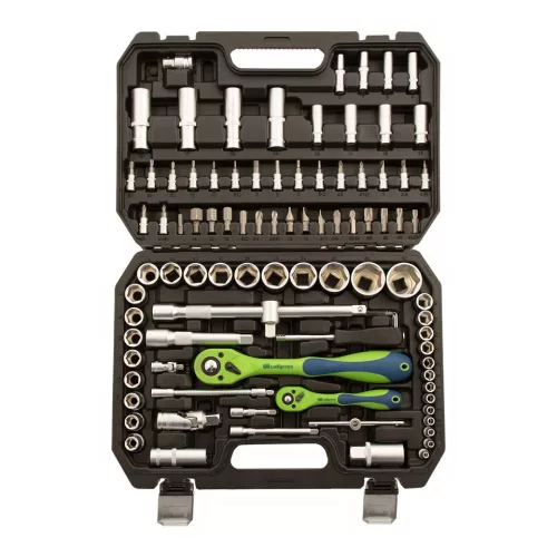 MTX 94 részes 1/2”,1/4” racsnis szerszámkészlet,CrV, kofferben