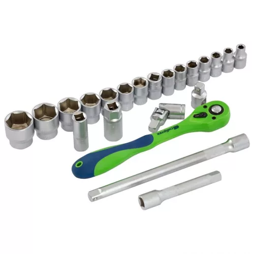 MTX 32 részes 1/2” racsnis szerszámkészlet, CrV, műanyag kofferben