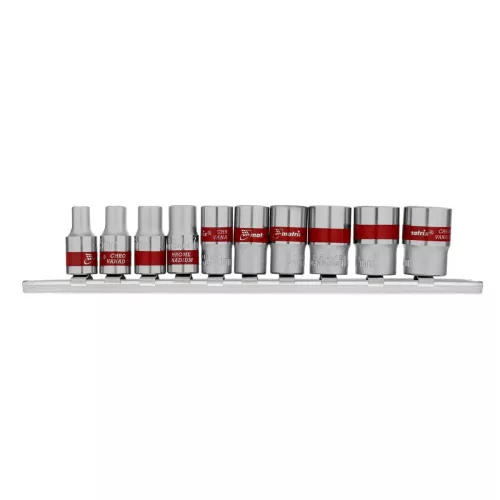 MTX Dugókulcs készlet 1/4" hatlapfejű 4- 13mm bi Hexagonal 10 db