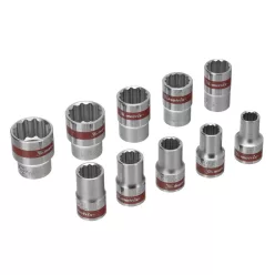 MTX 10-24mm 1/2 biHexagonal dugókulcs készlet 10db