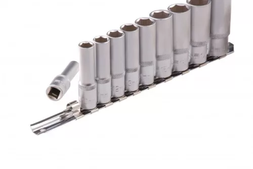 STELS 3/8 8-19mm hosszított 10részes professional dugókulcs fej készlet