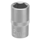 STELS 1/2" 15mm dugókulcs DR 6 hatlapfejű, 40mm hossz, Professional