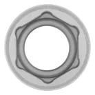 STELS 1/2" 17mm dugókulcs DR 6 hatlapfejű, 40mm hossz, Professional