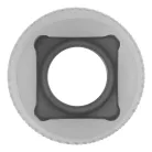 STELS 1/2" 17mm dugókulcs DR 6 hatlapfejű, 40mm hossz, Professional