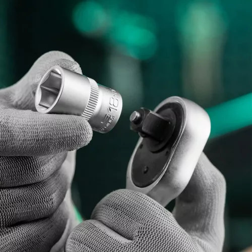 STELS 1/2" 18mm dugókulcs DR 6 hatlapfejű, 40mm hossz, Professional