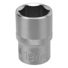 STELS 1/2" 19mm dugókulcs DR 6 hatlapfejű, 40mm hossz, Professional