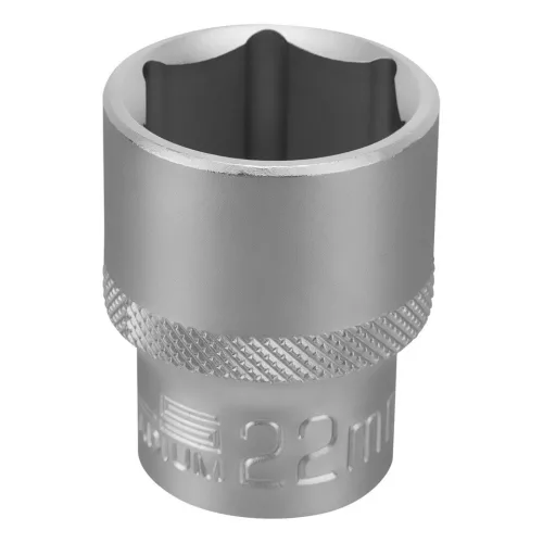 STELS 1/2" 22mm dugókulcs DR 6 hatlapfejű, 40mm hossz, Professional