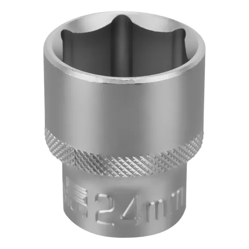 STELS 1/2" 24mm dugókulcs DR 6 hatlapfejű, 38mm hossz, Professional