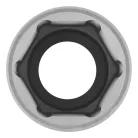 STELS 1/2" 17mm hosszított dugókulcs DR 6 hatlapfejű, Professional