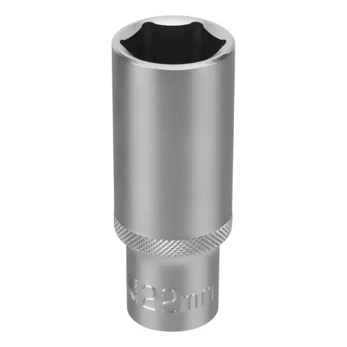 STELS 1/2" 22mm hosszított dugókulcs DR 6 hatlapfejű, Professional