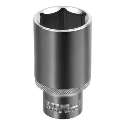 STELS 1/2" 30mm hosszított dugókulcs DR 6 hatlapfejű, Professional