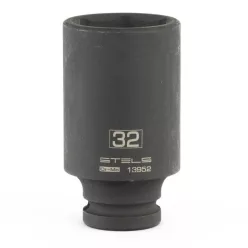   STELS 32x78mm 1/2 HEX hosszított gépi dugókulcs professional