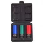 STELS 17-19-21mm 1/2 hosszított gépi dugókulcs szett, alufelnihez, kofferben, 86,3mm PROFESSIONAL