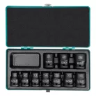 STELS 10- 24 mm 6 részes gépi dugókulcs készlet fém kofferben professional