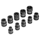 STELS 10- 24 mm 6 részes gépi dugókulcs készlet fém kofferben professional