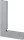 NERIOX 250 x 165 lapos derékszög, INOX DIN 875/I