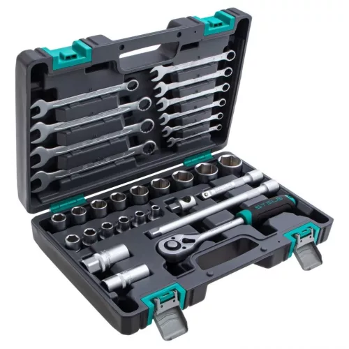 STELS Szerszámkészlet kofferben 31 db-os 1/2"