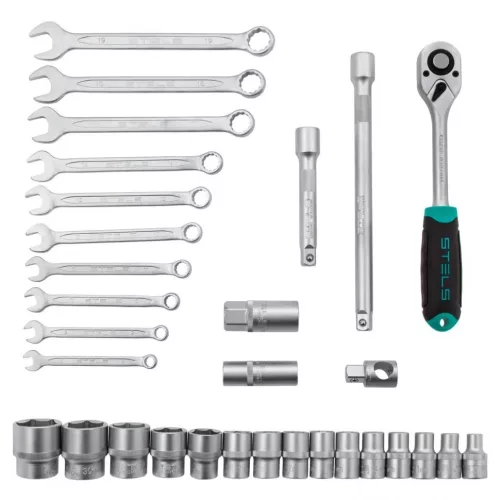 STELS Szerszámkészlet kofferben 31 db-os 1/2"