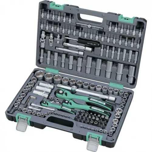 STELS Szerszámkészlet kofferben 151 db-os 3/8- 1/2-  1/4 Cr-V S2