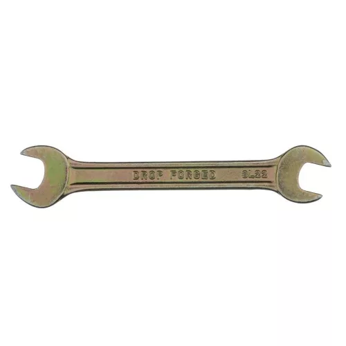 SIBRTEH 10x11mm kettős villás csavarkulcs sárga