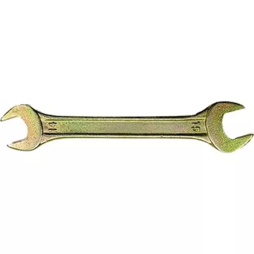 SIBRTEH 14x17mm kettős villás csavarkulcs sárga