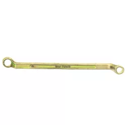 SIBRTEH 10x11mm csillagkulcs hajlított végű sárga